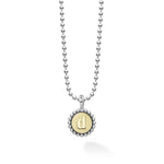 Signature Caviar D Initial Charm Necklace