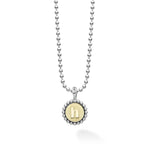 Signature Caviar H Initial Charm Necklace