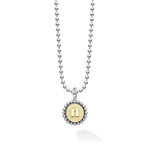 Signature Caviar N Initial Charm Necklace