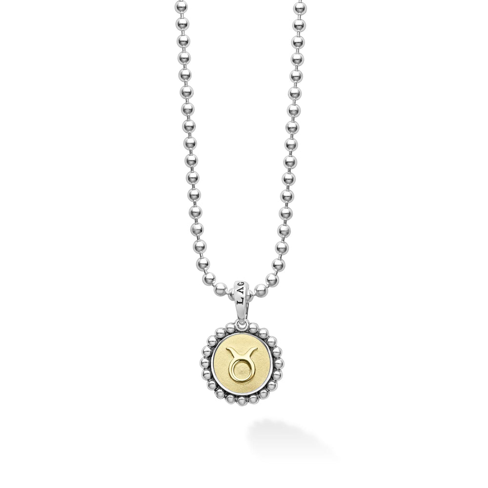 Signature Caviar Taurus Zodiac Charm Necklace