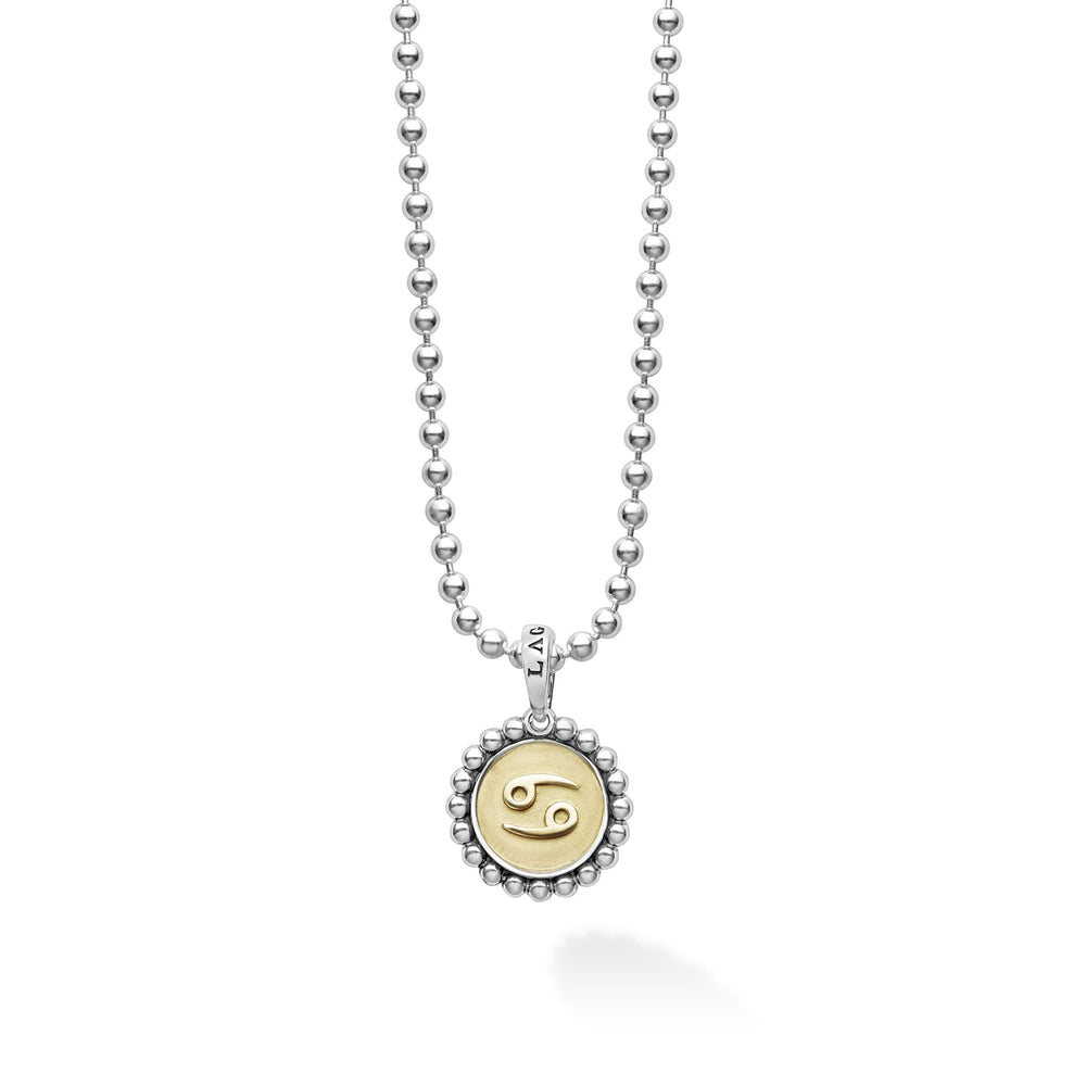 Signature Caviar Cancer Zodiac Charm Necklace