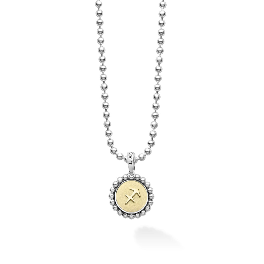 Signature Caviar Sagittarius Zodiac Charm Necklace