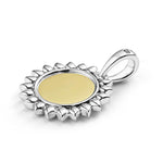 Signature Caviar Two-Tone Sun Charm