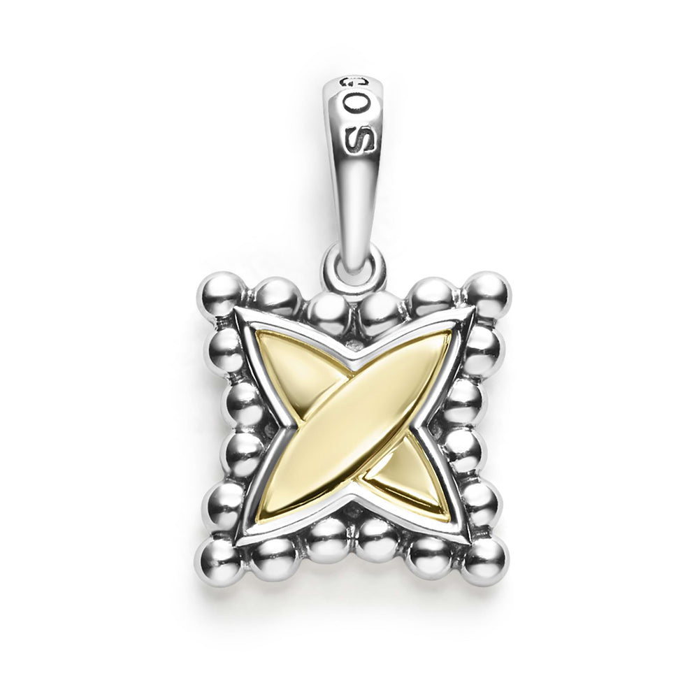 Signature Caviar Two-Tone X Charm