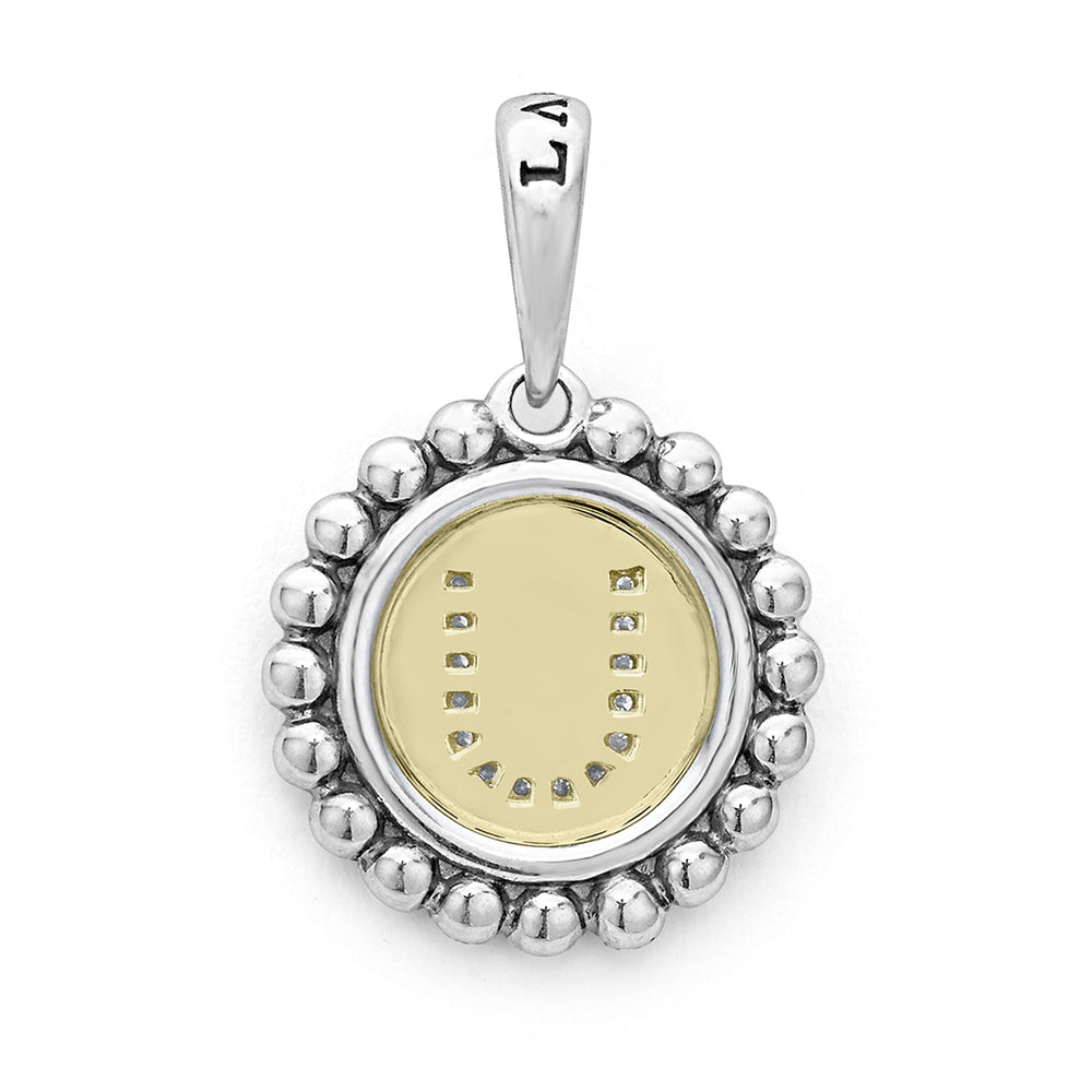 Signature Caviar Diamond U Initial Charm