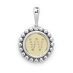 Signature Caviar Diamond W Initial Charm