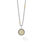 Signature Caviar X Initial Diamond Charm Necklace