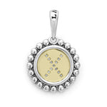 Signature Caviar Diamond X Initial Charm