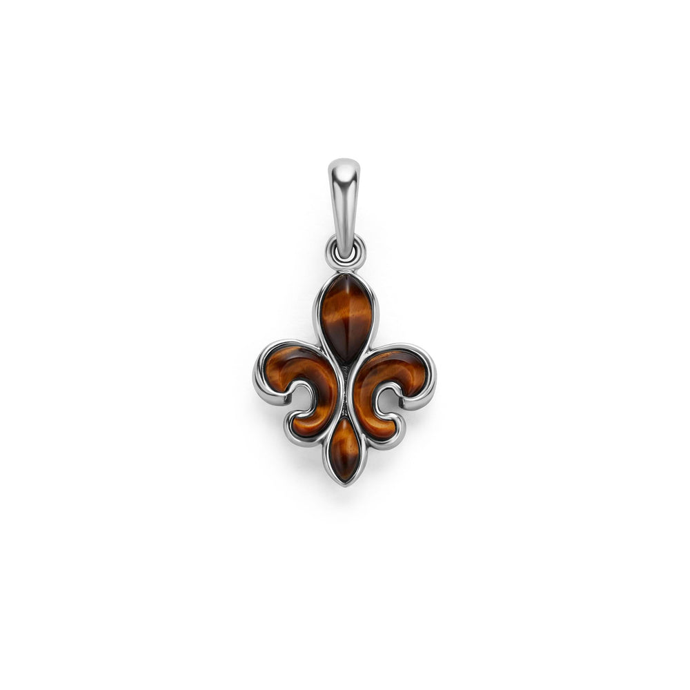 Anthem Tigereye Fleur De Lis Amulet