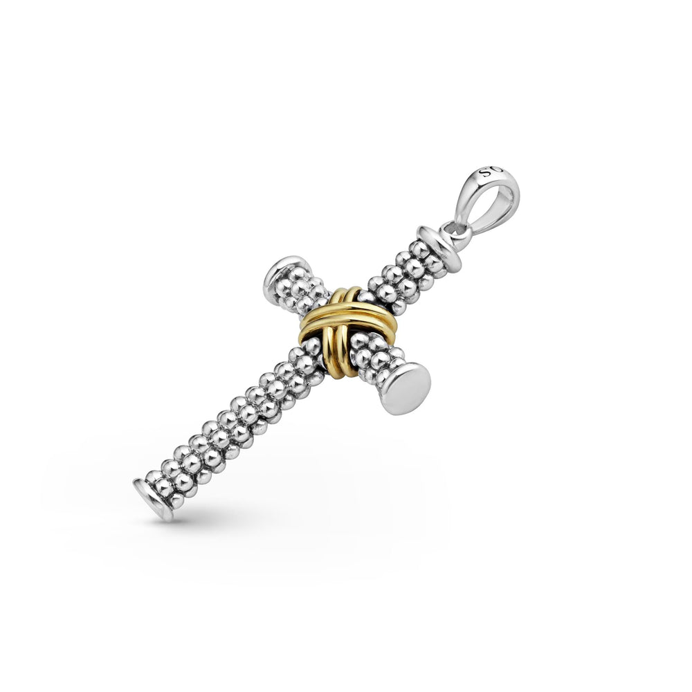 Anthem Large Two-Tone Cross Amulet