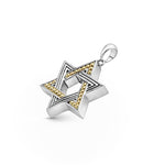 Anthem Two-Tone Star of David Amulet