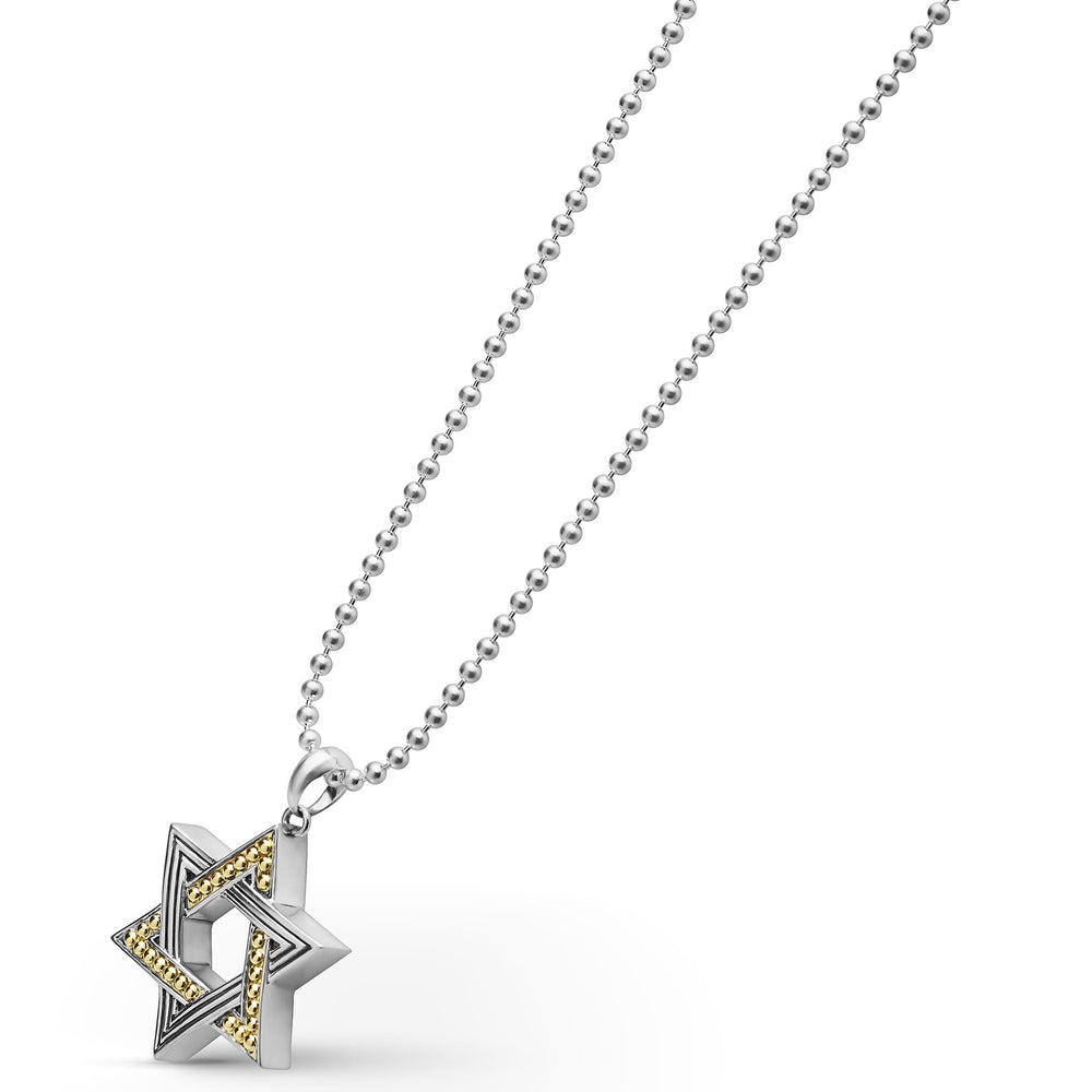 Anthem Two-Tone Star of David Amulet Necklace