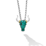 Anthem Turquoise Long Horn Pendant