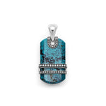 Anthem Black Turquoise Tag Amulet