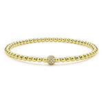 Caviar Gold 18K Gold Caviar Beaded Bracelet Gift Set
