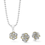 Love Knot Two-Tone Love Knot Gift Set