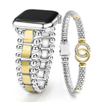 Smart Caviar Two-Tone Interlocking Diamond Smart Caviar Gift Set