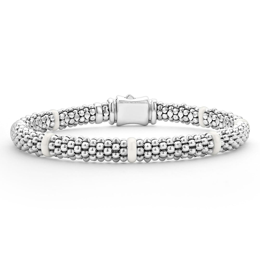 White Caviar White Ceramic Caviar Bracelet Gift Set