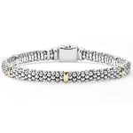 Signature Caviar Two-Tone Pearl Bracelet Gift Set