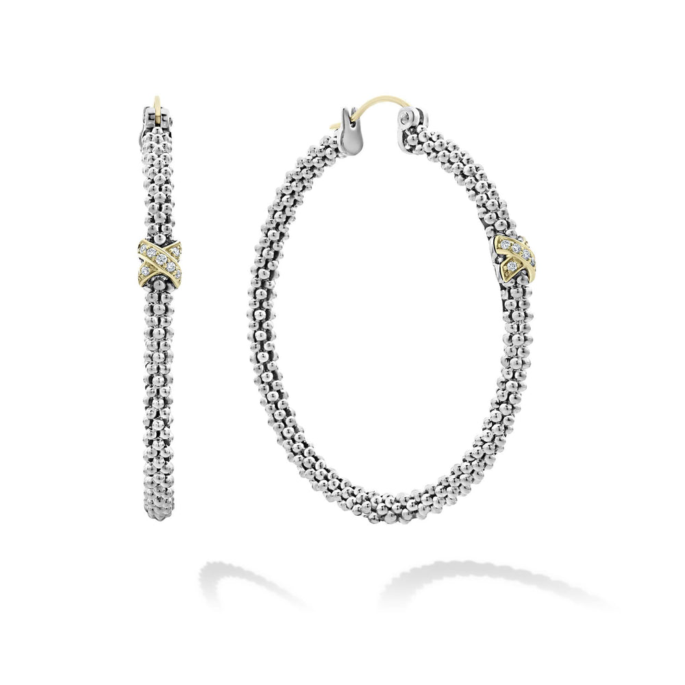 Embrace Two-Tone X Diamond Gift Set
