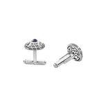 Amethyst Cabochon|gemstone cufflinks,mens cufflinks,luxury cufflinks,lagos cufflinks