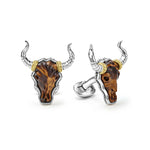 Anthem Tigereye Long Horn Cufflinks