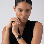 Smart Caviar Black Ceramic and Stainless Steel Watch Bracelet-38-45mm