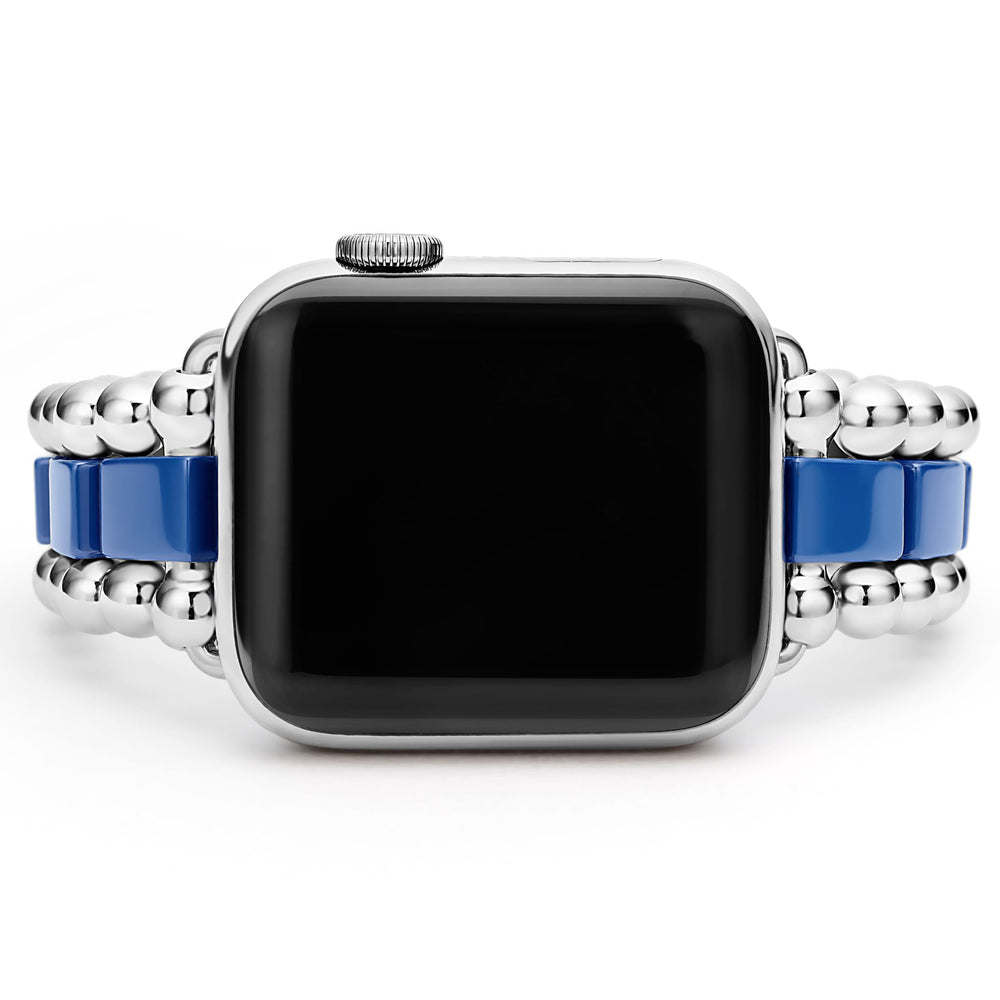 Smart Caviar Ultramarine Ceramic and Stainless Steel Watch Bracelet-38-45mm