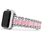 Smart Caviar Pink Ceramic and Stainless Steel Watch Bracelet-38-45mm