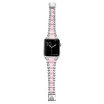 Smart Caviar Pink Ceramic and Stainless Steel Watch Bracelet-42-49mm