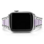 Smart Caviar Lilac Ceramic and Stainless Steel Watch Bracelet-42-49mm