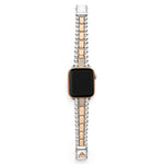 Smart Caviar 18K Rose Gold and Sterling Silver Single Diamond Watch Bracelet-38-45mm