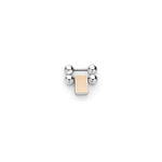 Smart Caviar 18k Rose Gold and Stainless Steel Link