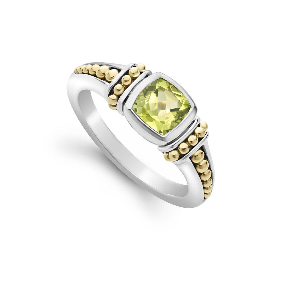 Caviar Color Peridot Ring