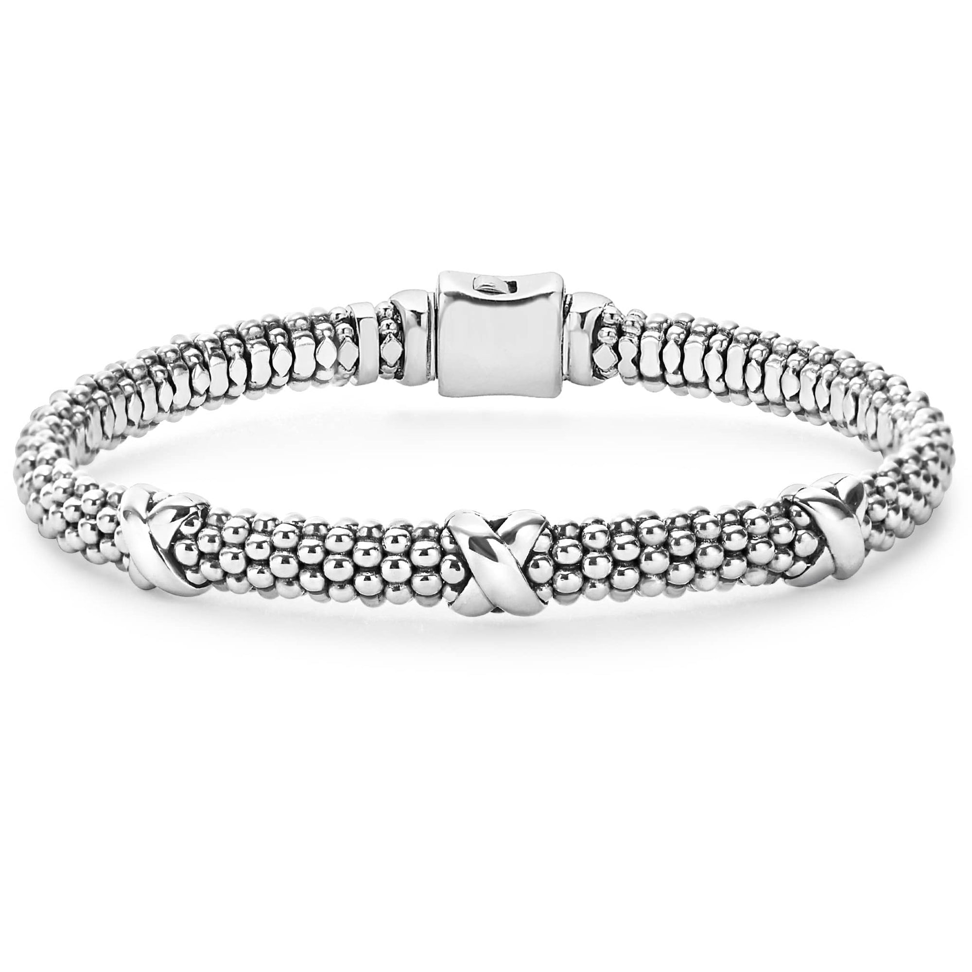 Beaded X Bracelet | Signature Caviar | LAGOS Jewelry – LAGOS Employee ...