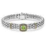 Caviar Color 9mm Peridot Caviar Bracelet